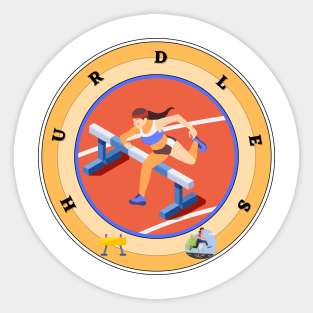 Hurdles Sticker